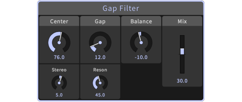 Gap Filter